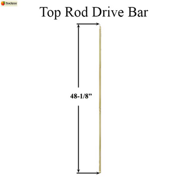 Auxiliary Locking Module Drive Bar / Rod, Ipd 8-0 Door - Top